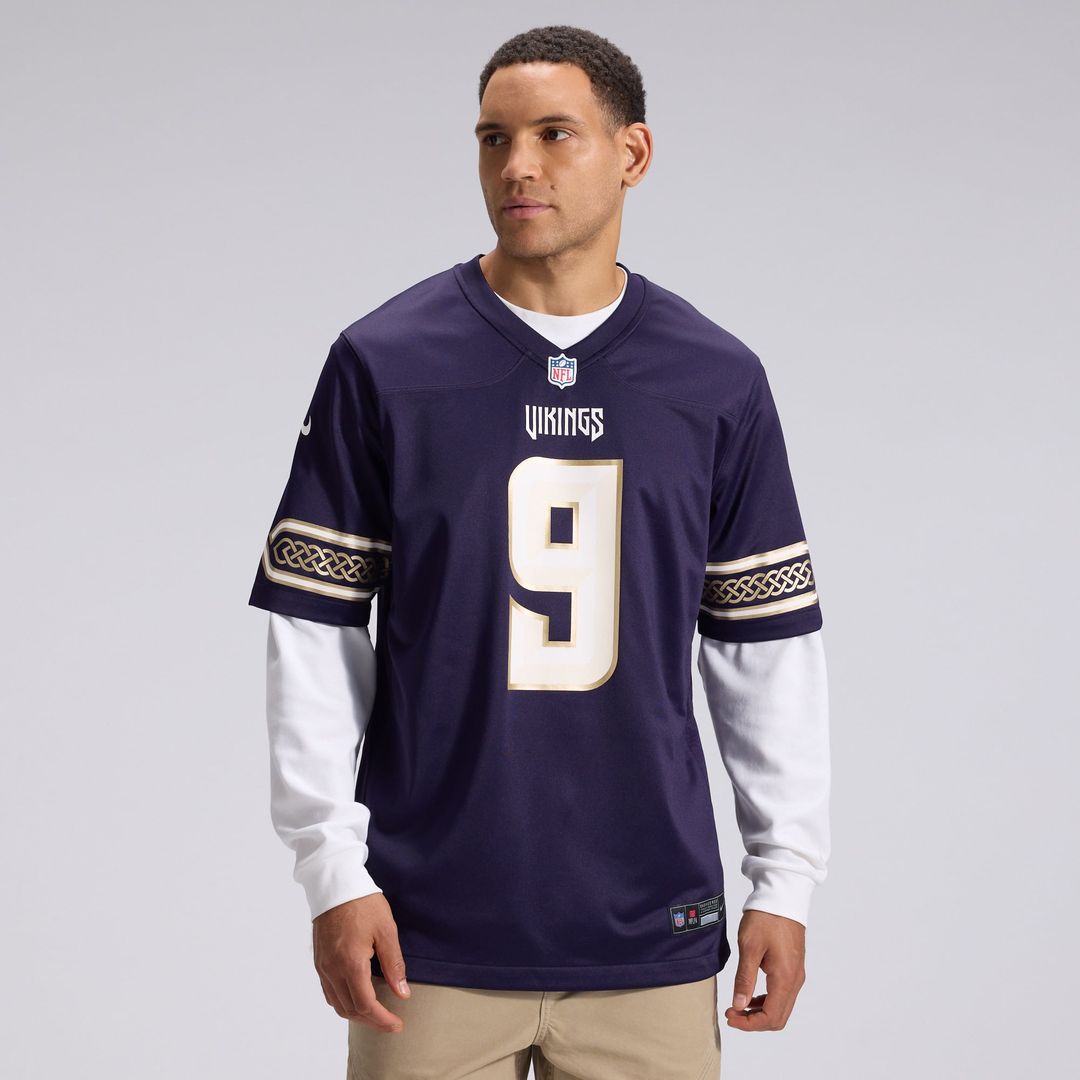 J.J McCarthy Minnesota Vikings Purple 2026 Rivalries Collection Game Jersey