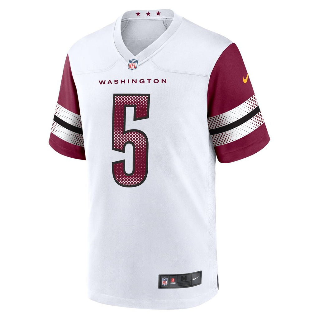 Jayden Daniels Washington Commanders White Player Game Jersey