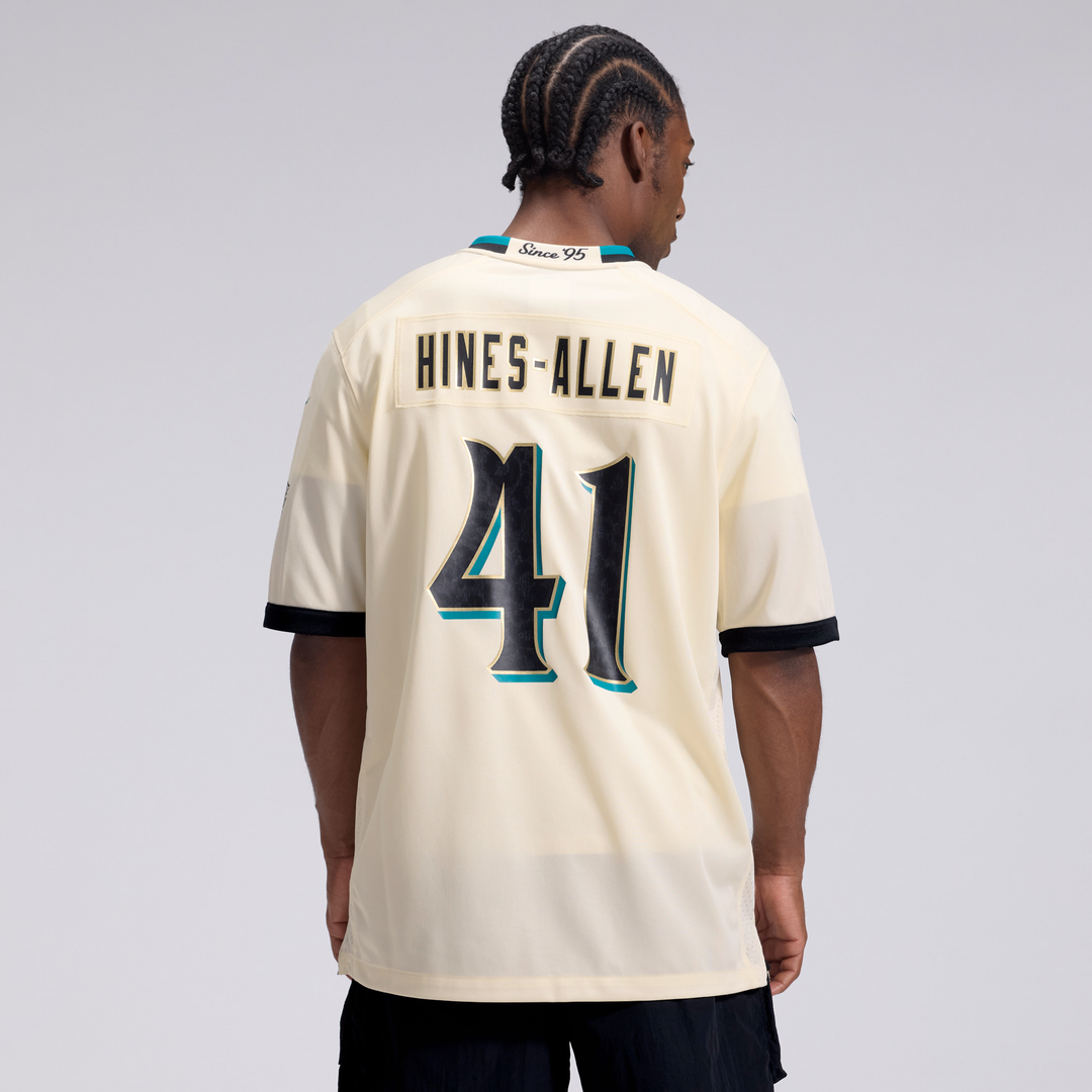 Josh Hines-Allen Jacksonville Jaguars Natural 2026 Rivalries Collection Game Jersey