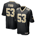 Jaylan Ford New Orleans Saints Black Game Jersey