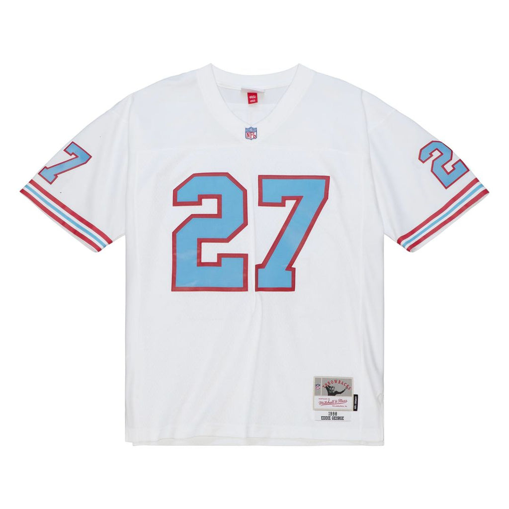 Eddie George Tennessee Oilers White Legacy Replica Jersey