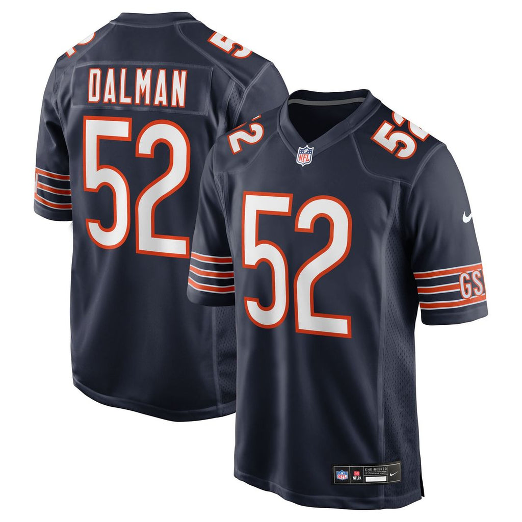 Drew Dalman Chicago Bears Navy Team Game Jersey
