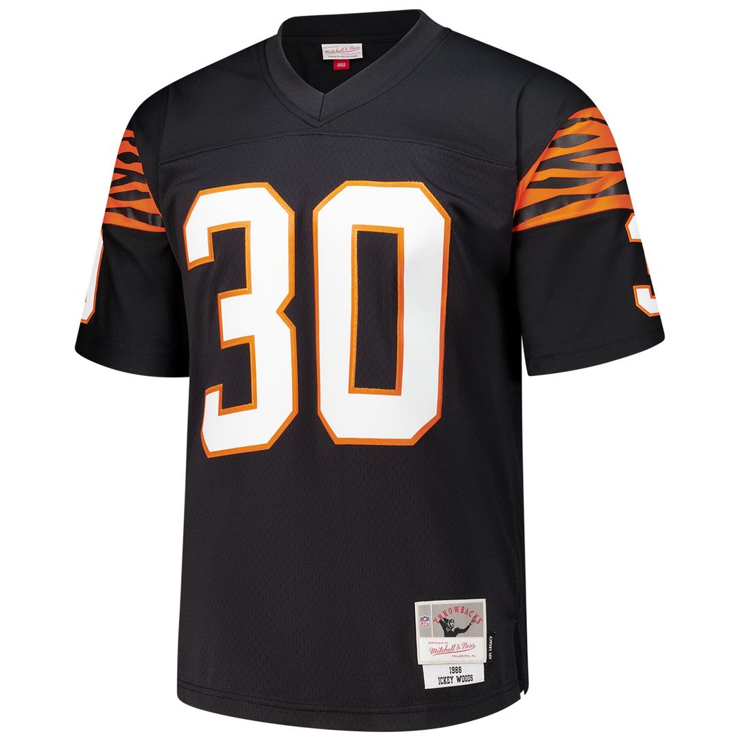 Ickey Woods Cincinnati Bengals Black 1988 Legacy Replica Jersey