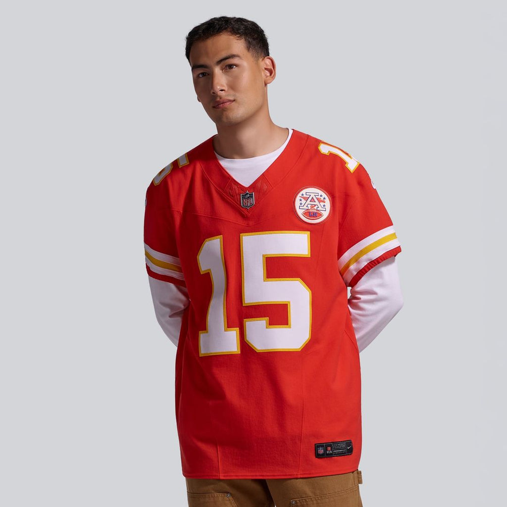 Patrick Mahomes Kansas City Chiefs Red Team Vapor F.U.S.E. Elite Jersey