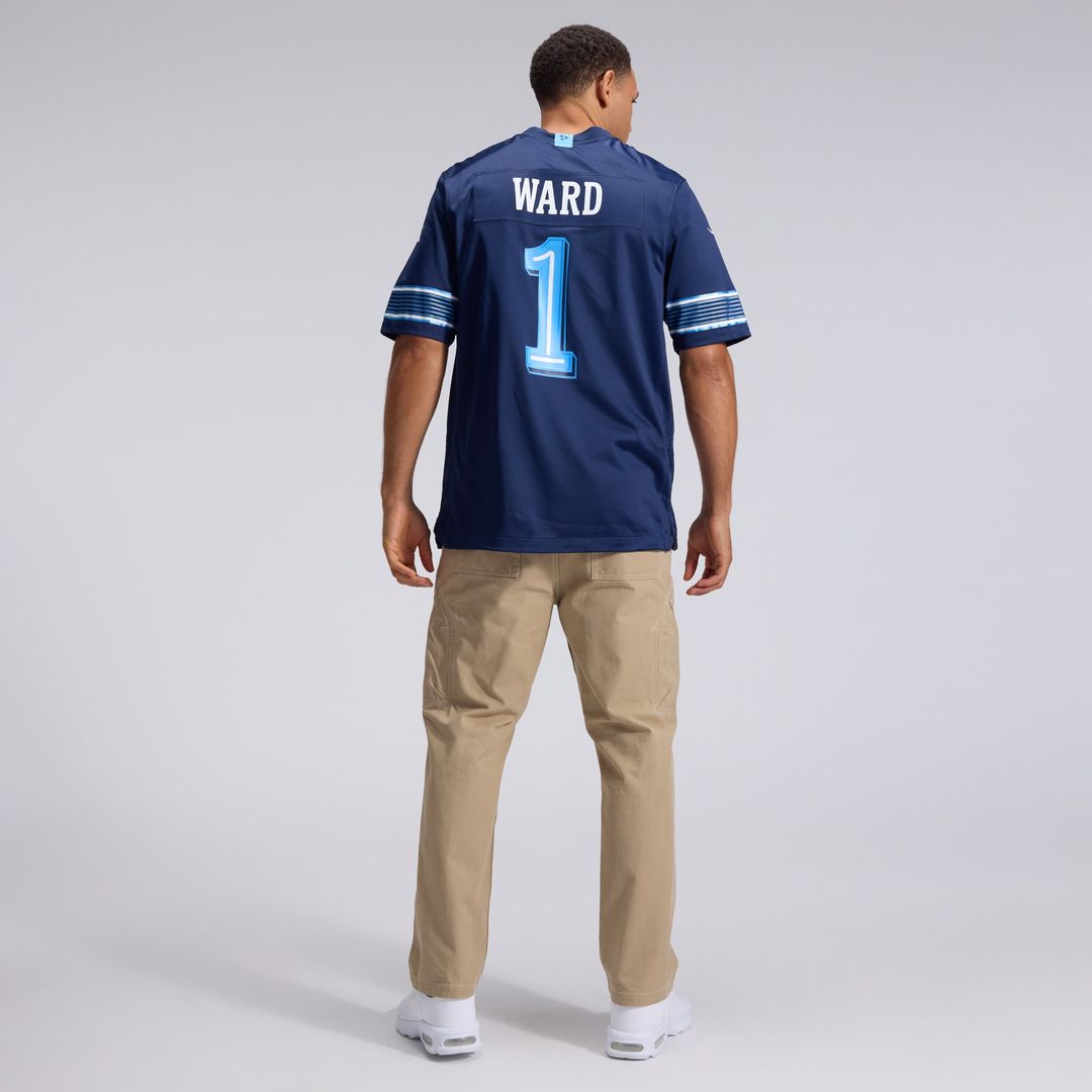 Cameron Ward Tennessee Titans Navy 2026 Rivalries Collection Game Jersey