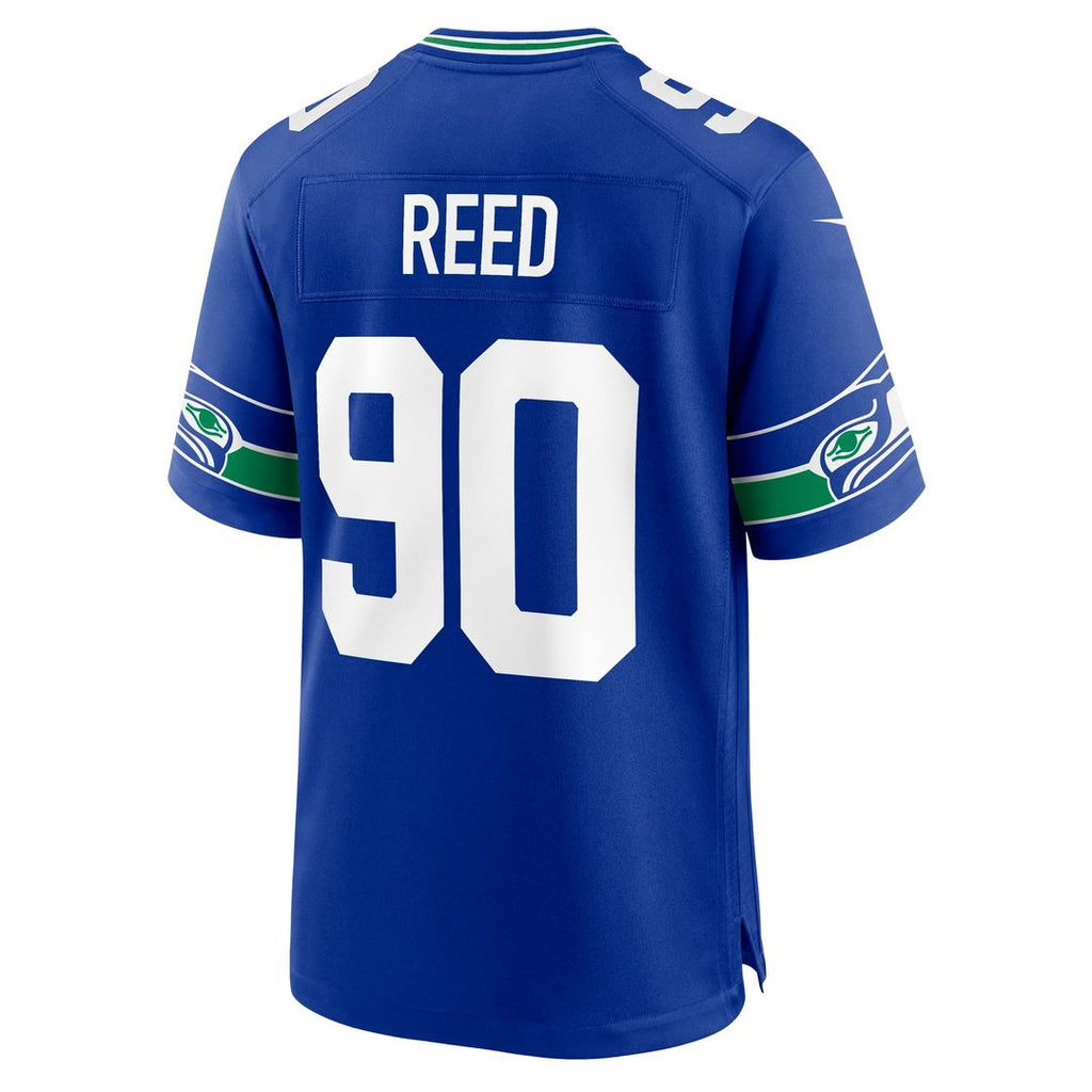 Jarran Reed Seattle Seahawks Royal Alternate Game Jersey