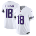 Justin Jefferson Minnesota Vikings White Alternate Vapor F.U.S.E. Stitched Limited Jersey
