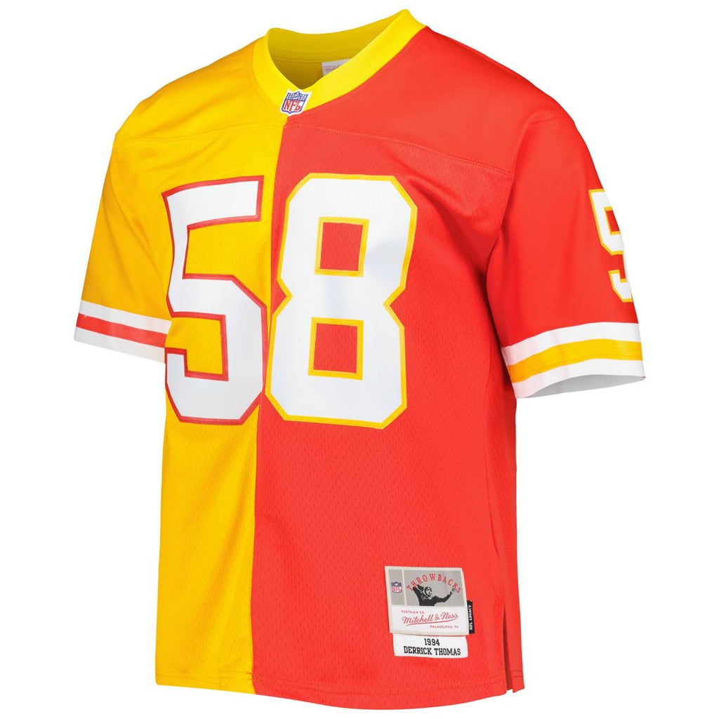Derrick Thomas Kansas City Chiefs Red/Gold 1994 Split Legacy Replica Jersey