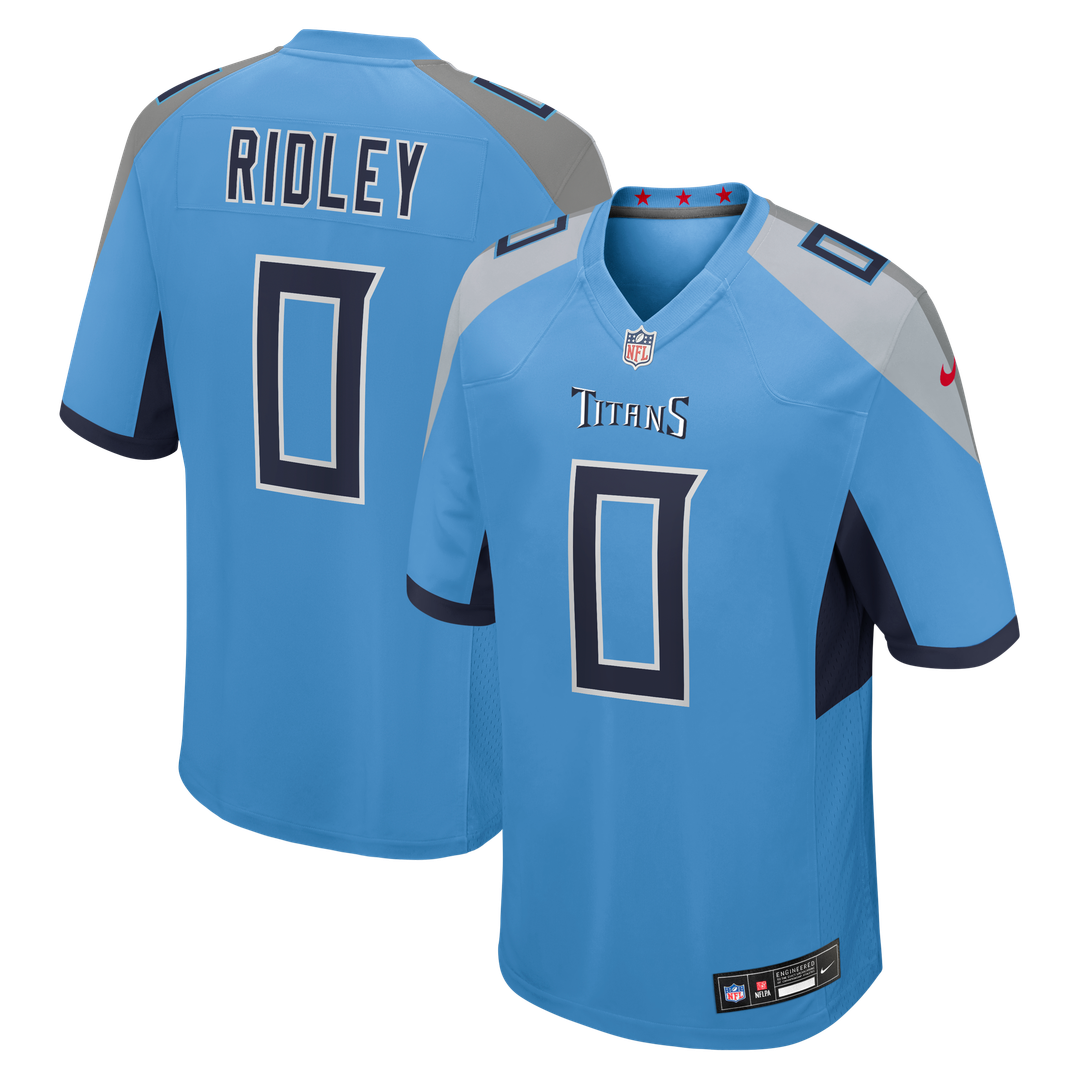 Calvin Ridley Tennessee Titans Navy Game Player Jersey