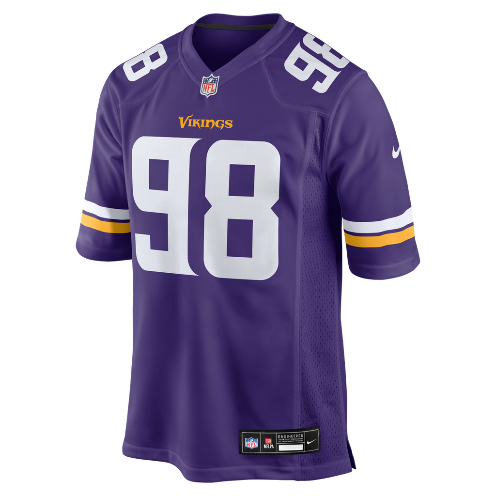 Bo Richter Minnesota Vikings Purple Team Game Jersey