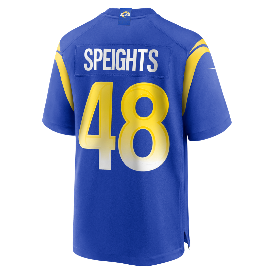 Omar Speights Los Angeles Rams Royal Game Jersey