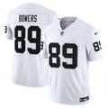 Brock Bowers Las Vegas Raiders White Vapor F.U.S.E. Stitched Limited Jersey