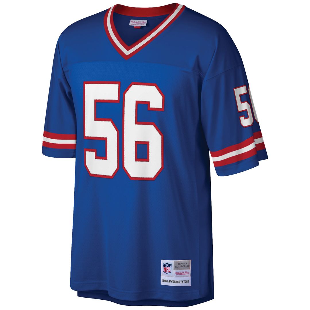 Lawrence Taylor New York Giants Royal Big & Tall 1986 Retired Player Replica Jersey