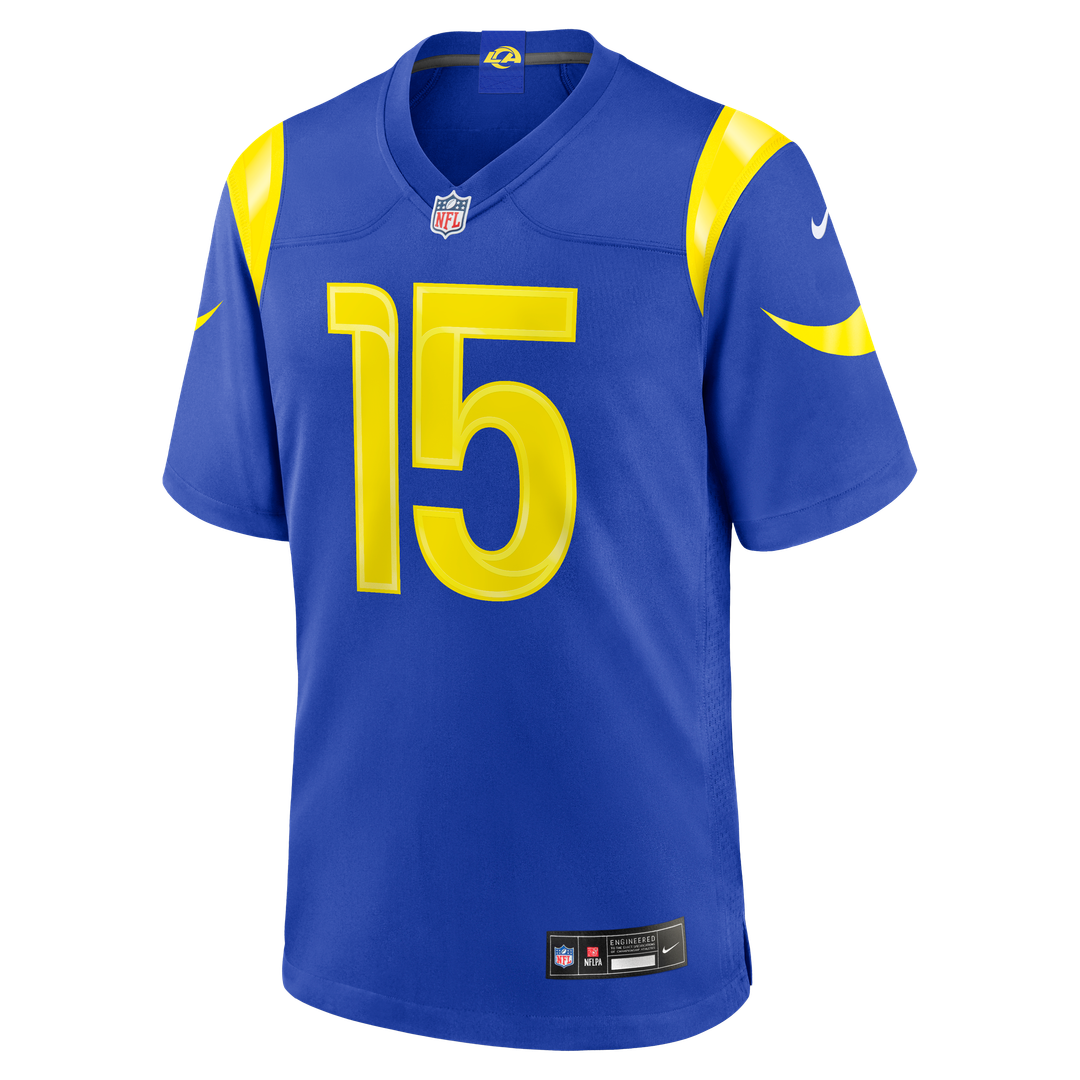 Ty Simpson Los Angeles Rams Royal Team Game Jersey