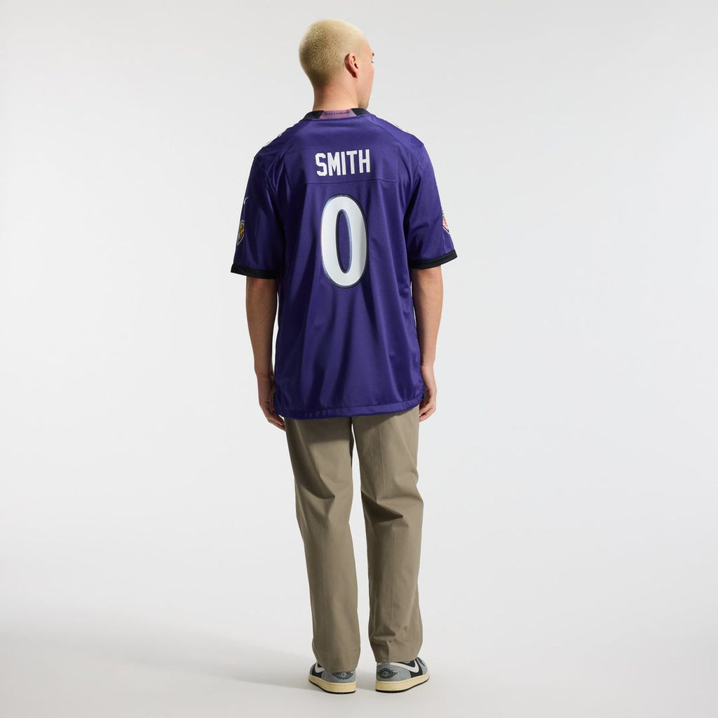 Roquan Smith Baltimore Ravens Purple Team Game Jersey