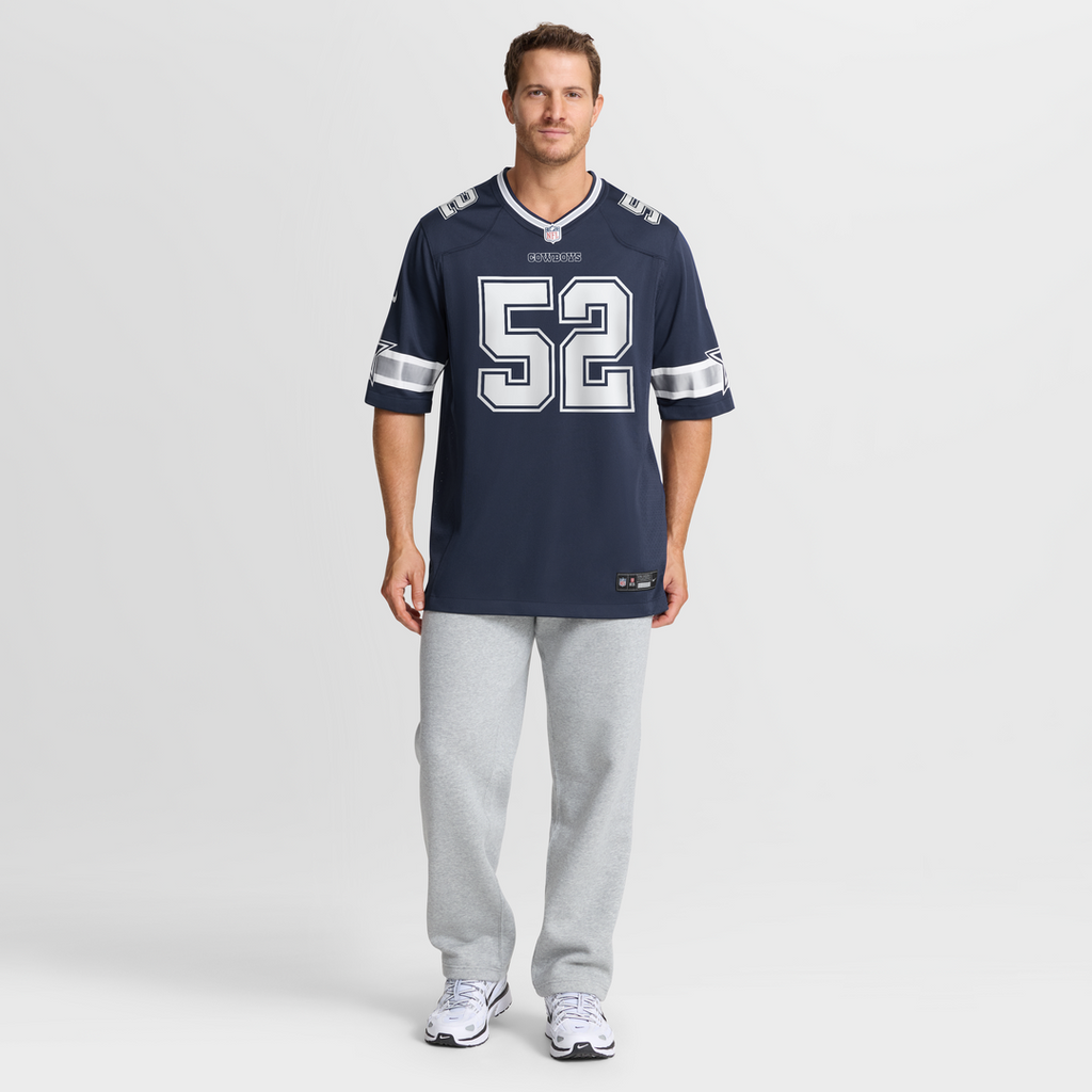 Tyler Booker Dallas Cowboys Navy Team Game Jersey