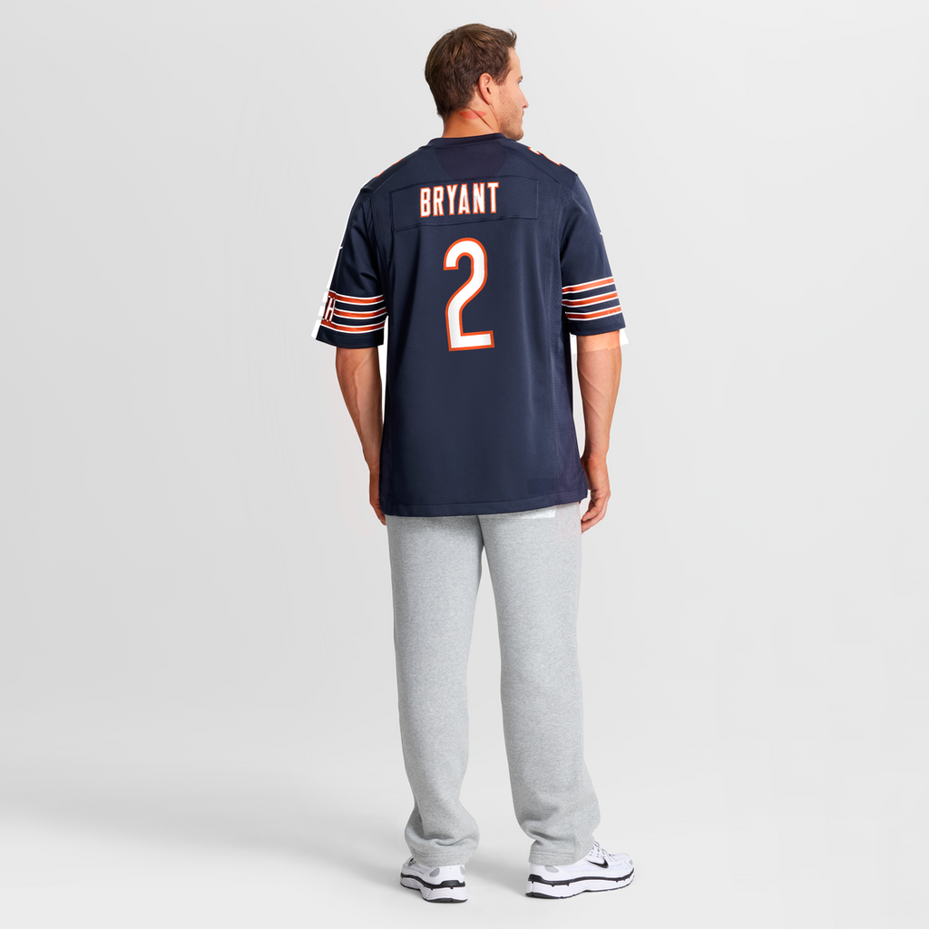 Coby Bryant Chicago Bears Navy Team Game Jersey