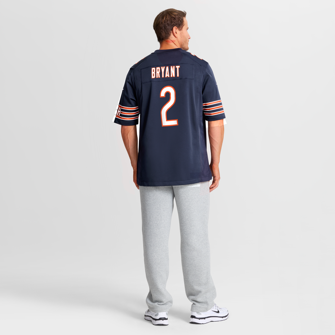 Coby Bryant Chicago Bears Navy Team Game Jersey