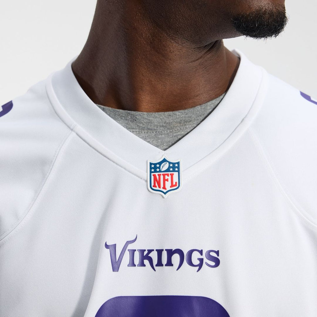 J.J. McCarthy Minnesota Vikings White Game Jersey