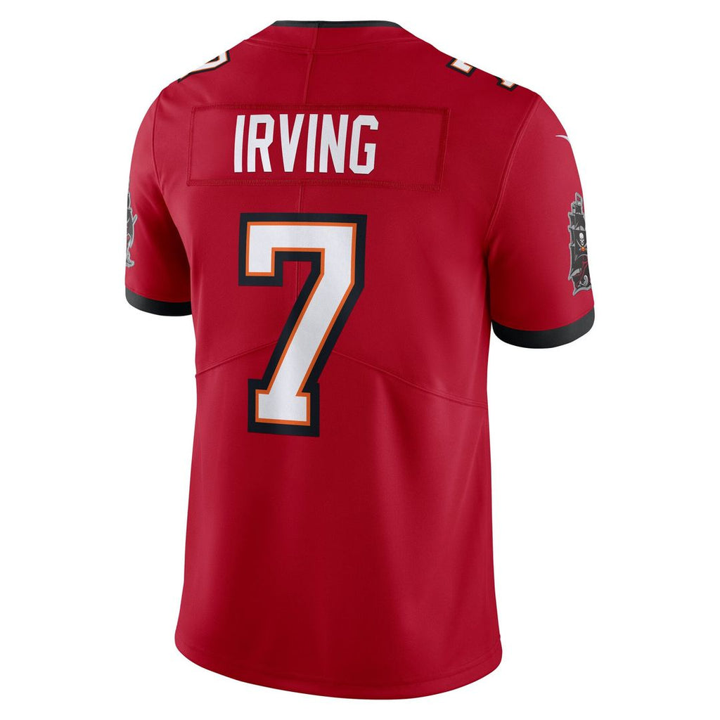 Bucky Irving Tampa Bay Buccaneers Red Vapor Untouchable Stitched Limited Jersey