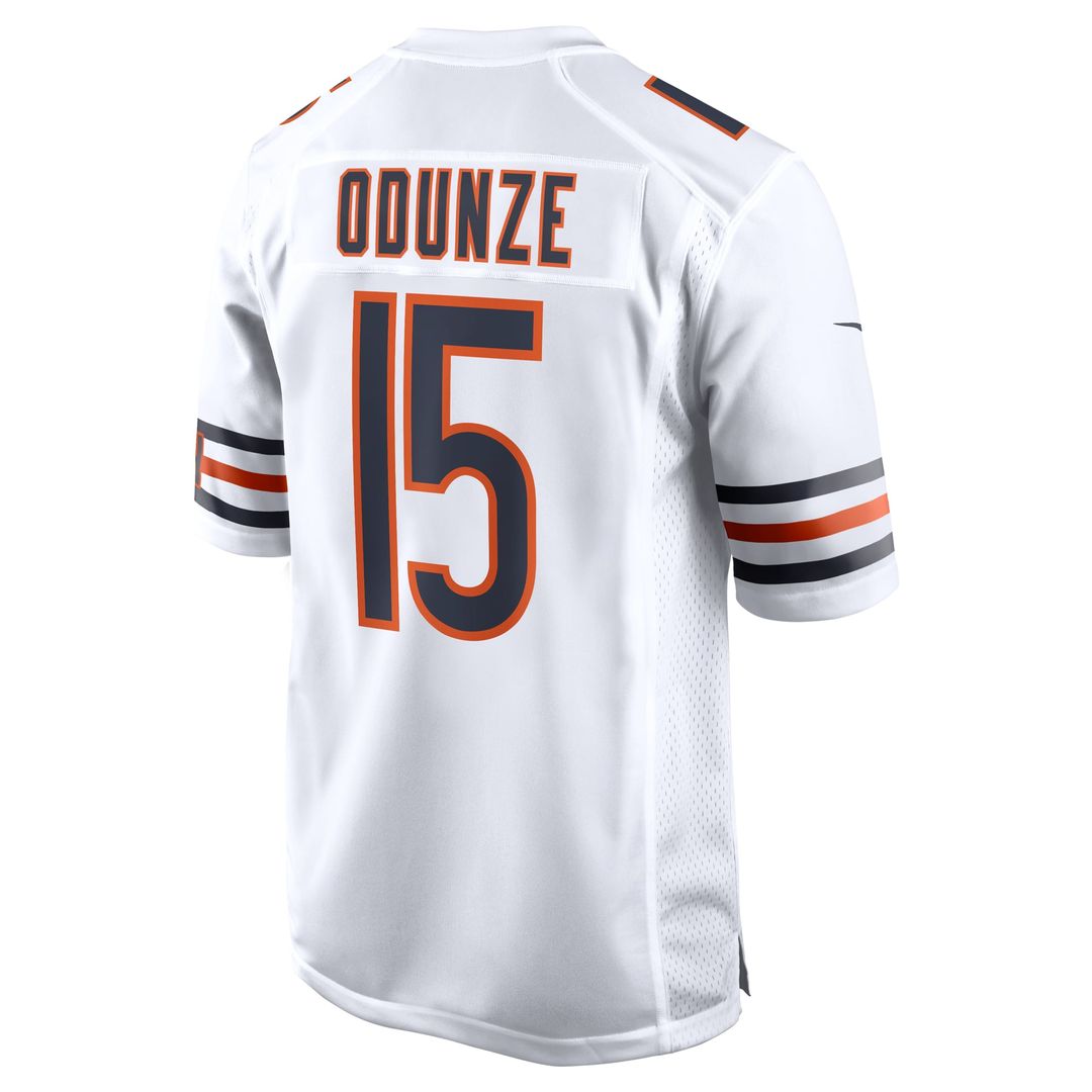Rome Odunze Chicago Bears White Game Jersey