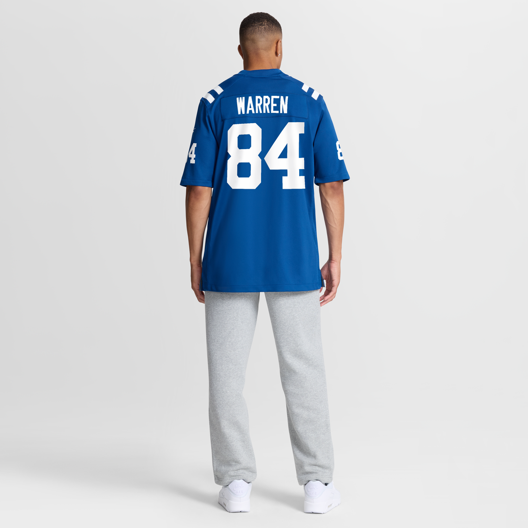 Tyler Warren Indianapolis Colts Royal Team Game Jersey