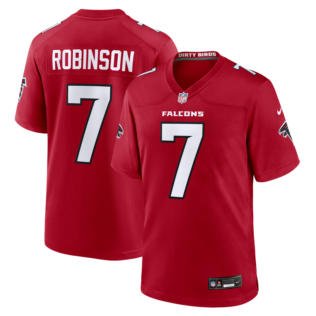 Bijan Robinson Atlanta Falcons Red Game Jersey