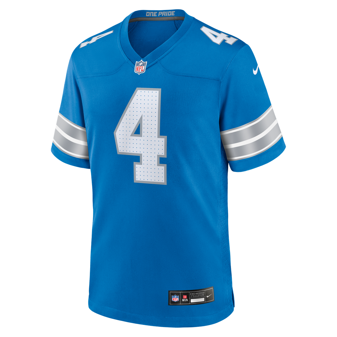 D.J. Reed Detroit Lions Blue Team Game Jersey