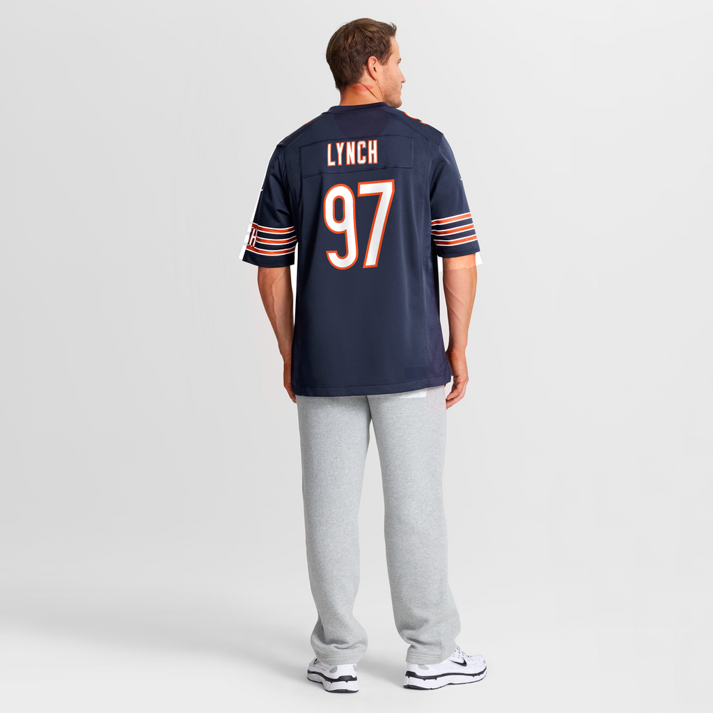 James Lynch Chicago Bears Navy Team Game Jersey