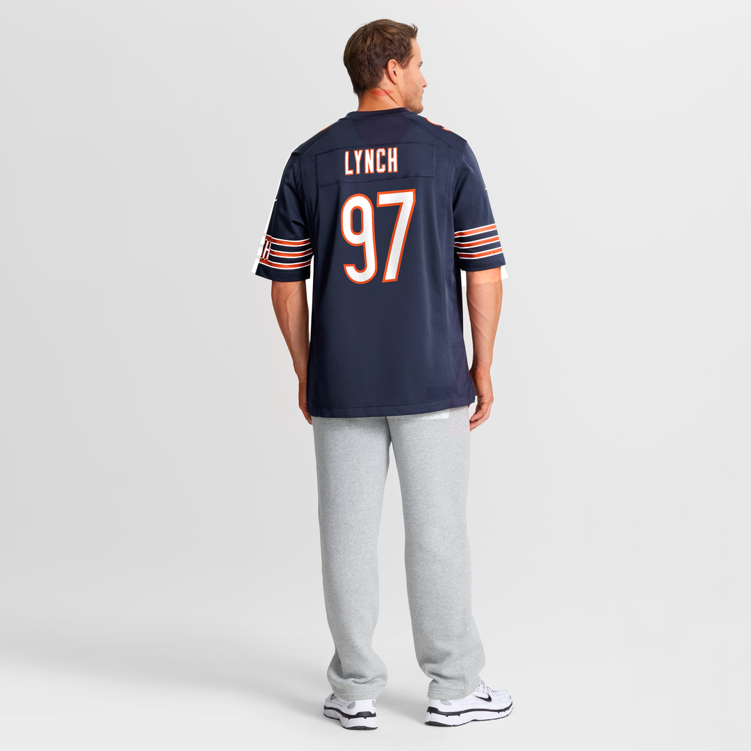 James Lynch Chicago Bears Navy Team Game Jersey