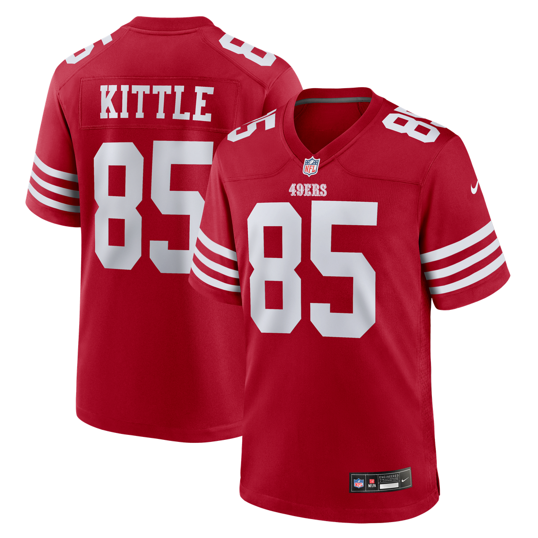 George Kittle San Francisco 49ers White Player Game Jersey