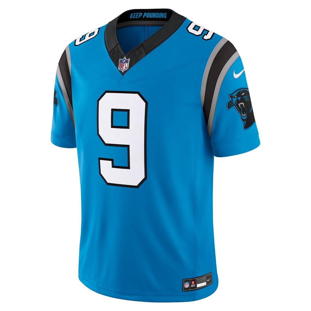 Bryce Young Carolina Panthers Blue Alternate Vapor F.U.S.E. Stitched Limited Jersey