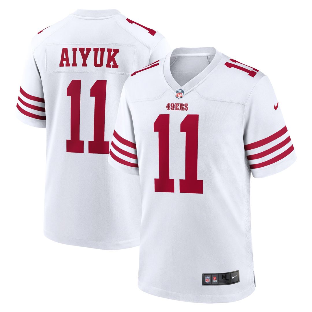 Brandon Aiyuk San Francisco 49ers Scarlet Team Player Game Jersey