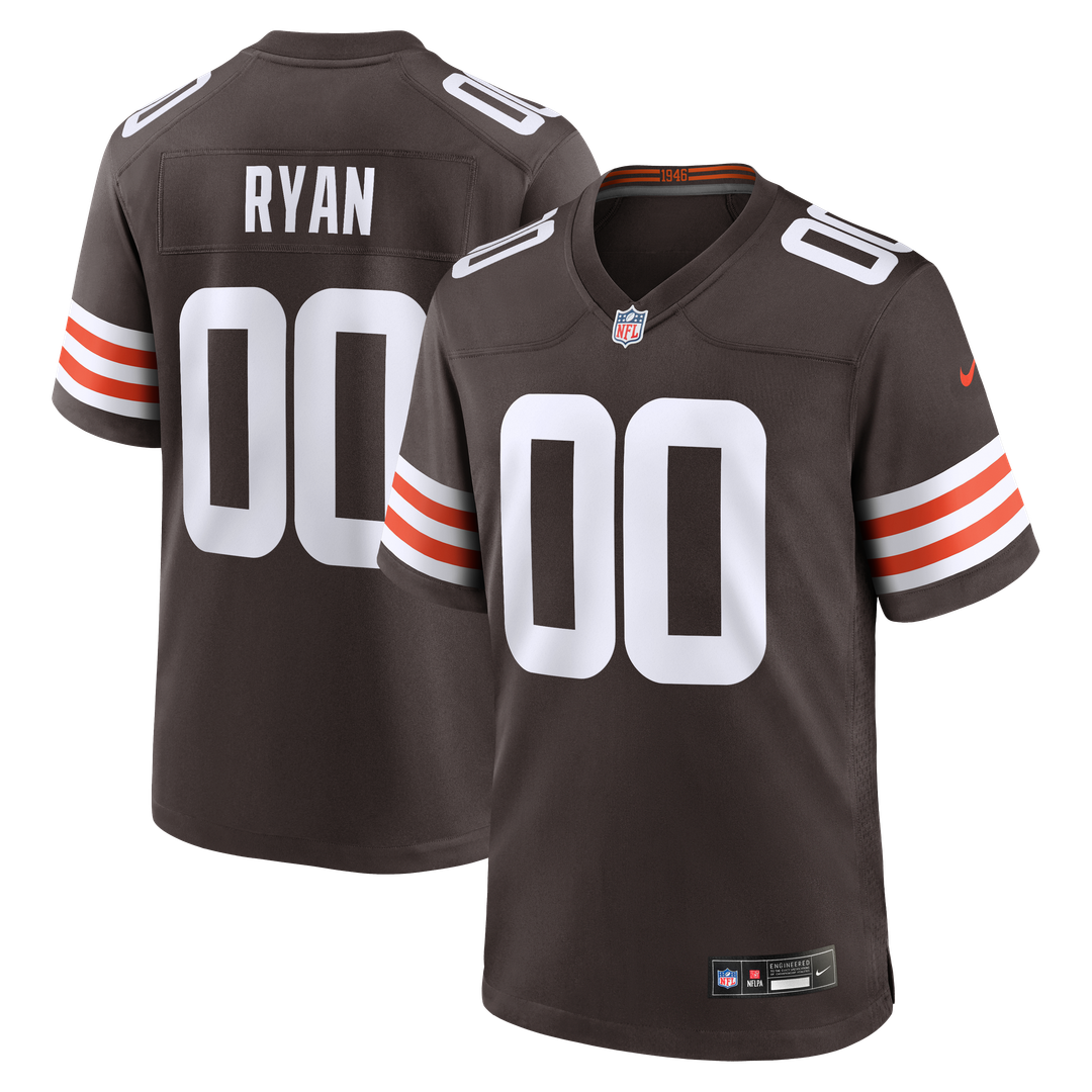 Carsen Ryan Cleveland Browns Brown Game Jersey