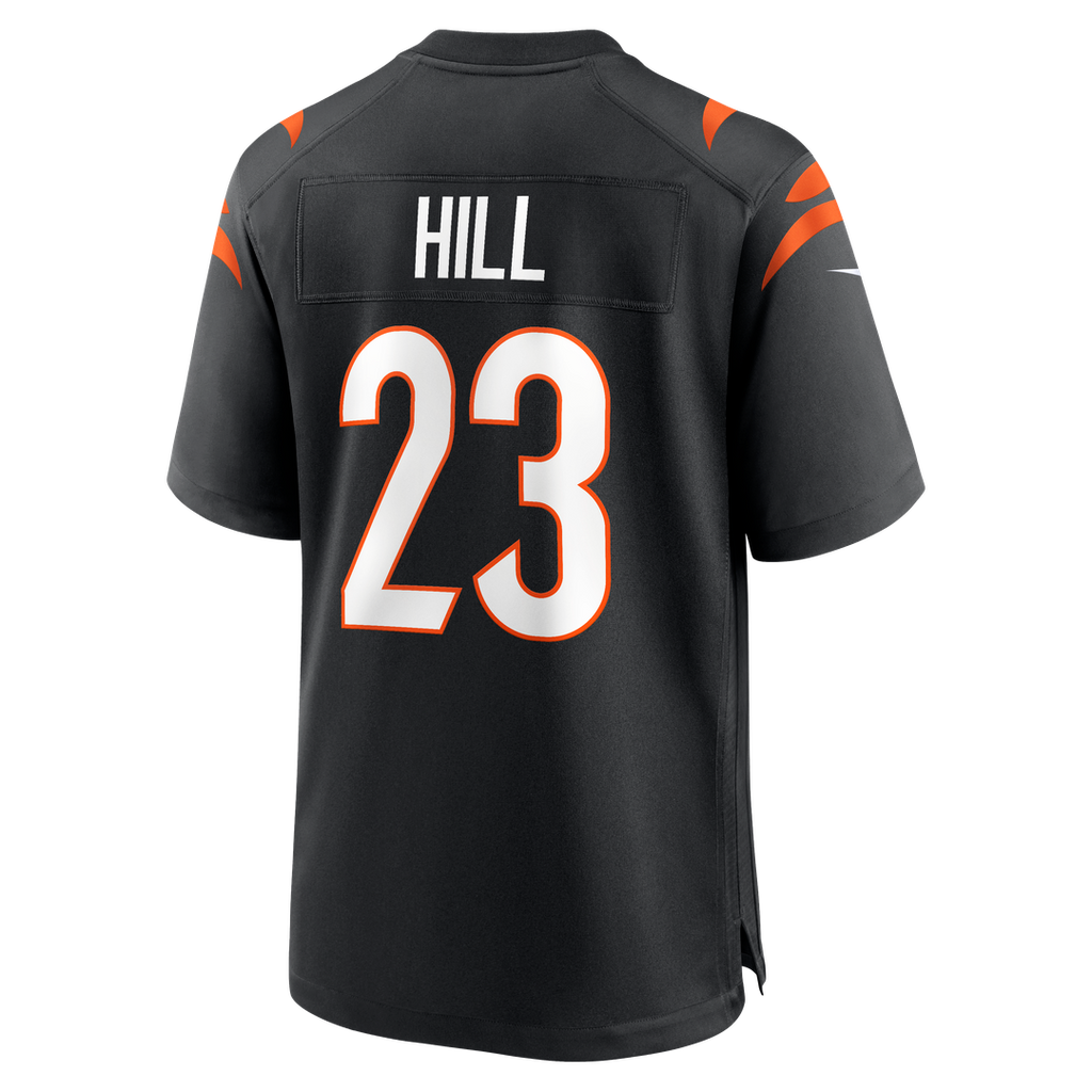 Daxton Hill Cincinnati Bengals Black Player Game Jersey