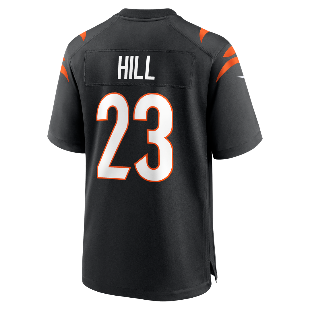 Daxton Hill Cincinnati Bengals Black Player Game Jersey