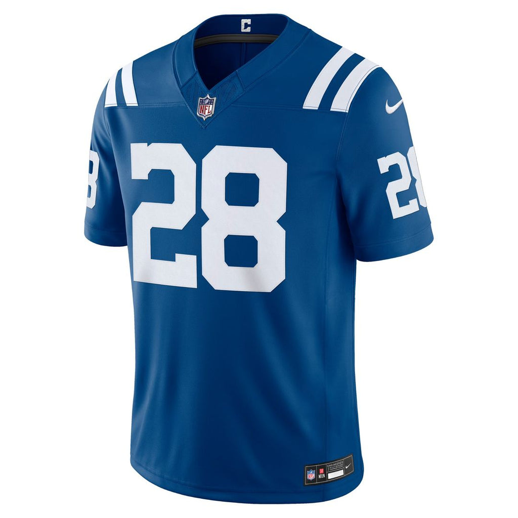 Jonathan Taylor Indianapolis Colts White Vapor F.U.S.E. Stitched Limited Jersey