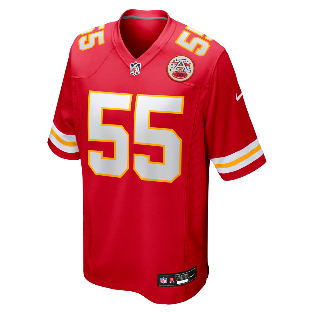 Omarr Norman-Lott Kansas City Chiefs Red Team Game Jersey