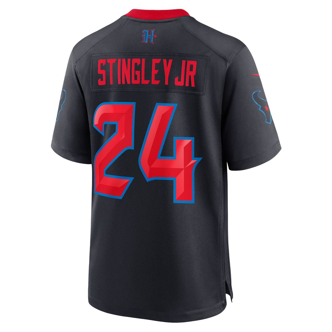 Derek Stingley Jr. Houston Texans Navy 2nd Alternate Game Jersey
