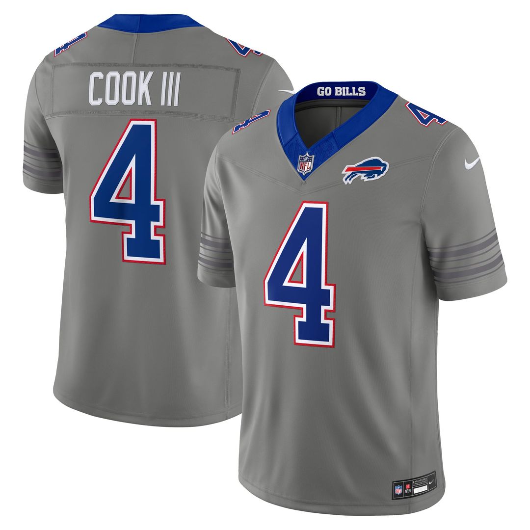 James Cook III Buffalo Bills Royal Team Vapor F.U.S.E. Stitched Limited Jersey
