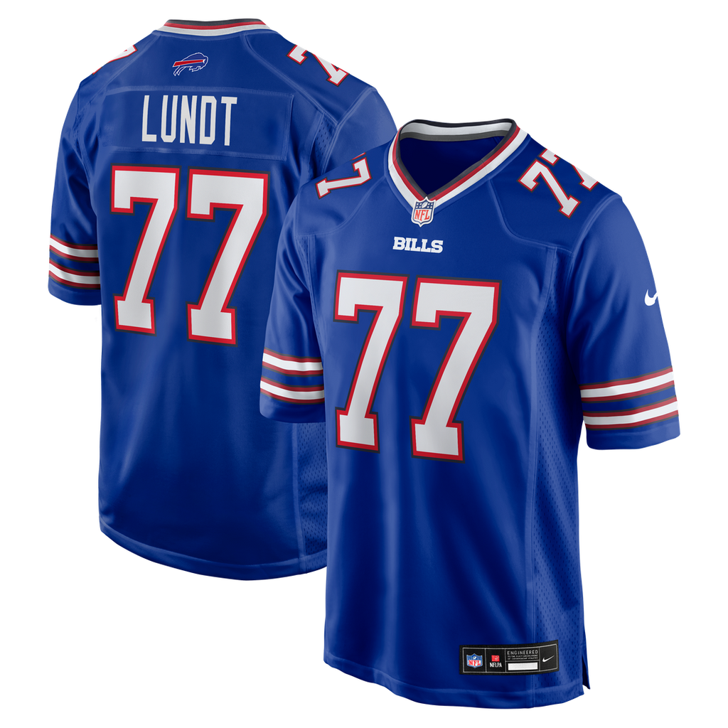 Chase Lundt Buffalo Bills Royal Team Game Jersey