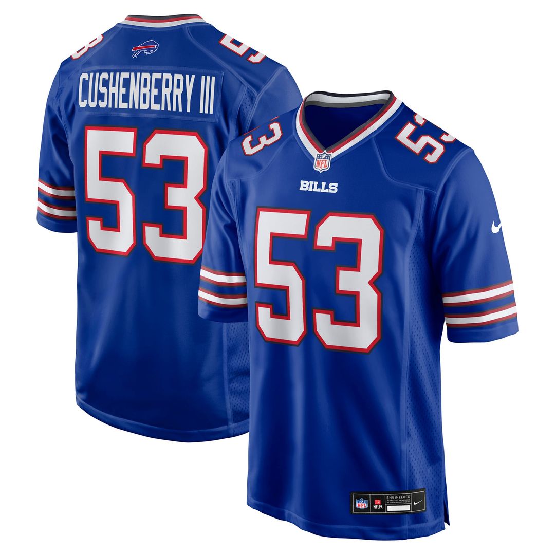 Lloyd Cushenberry III Buffalo Bills Royal Team Game Jersey