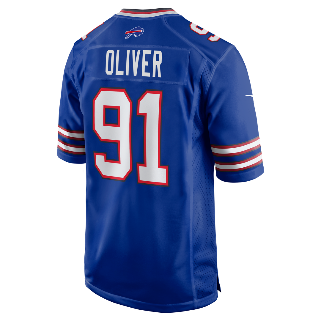 Ed Oliver Buffalo Bills Royal Team Game Player Jersey