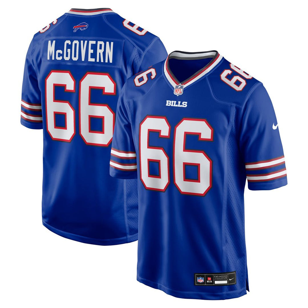 Connor McGovern Buffalo Bills Royal Game Player Jersey