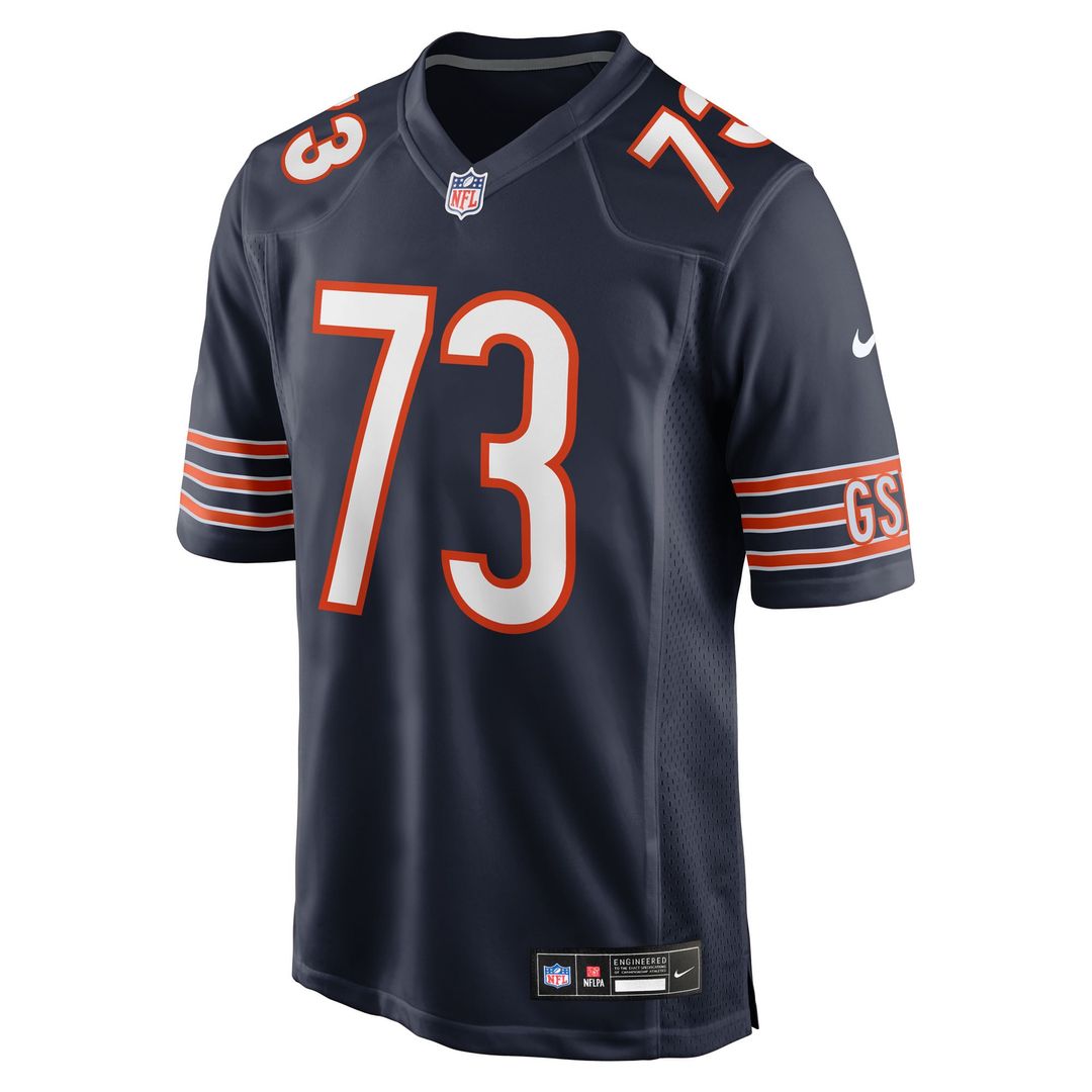 Jonah Jackson Chicago Bears Navy Team Game Jersey