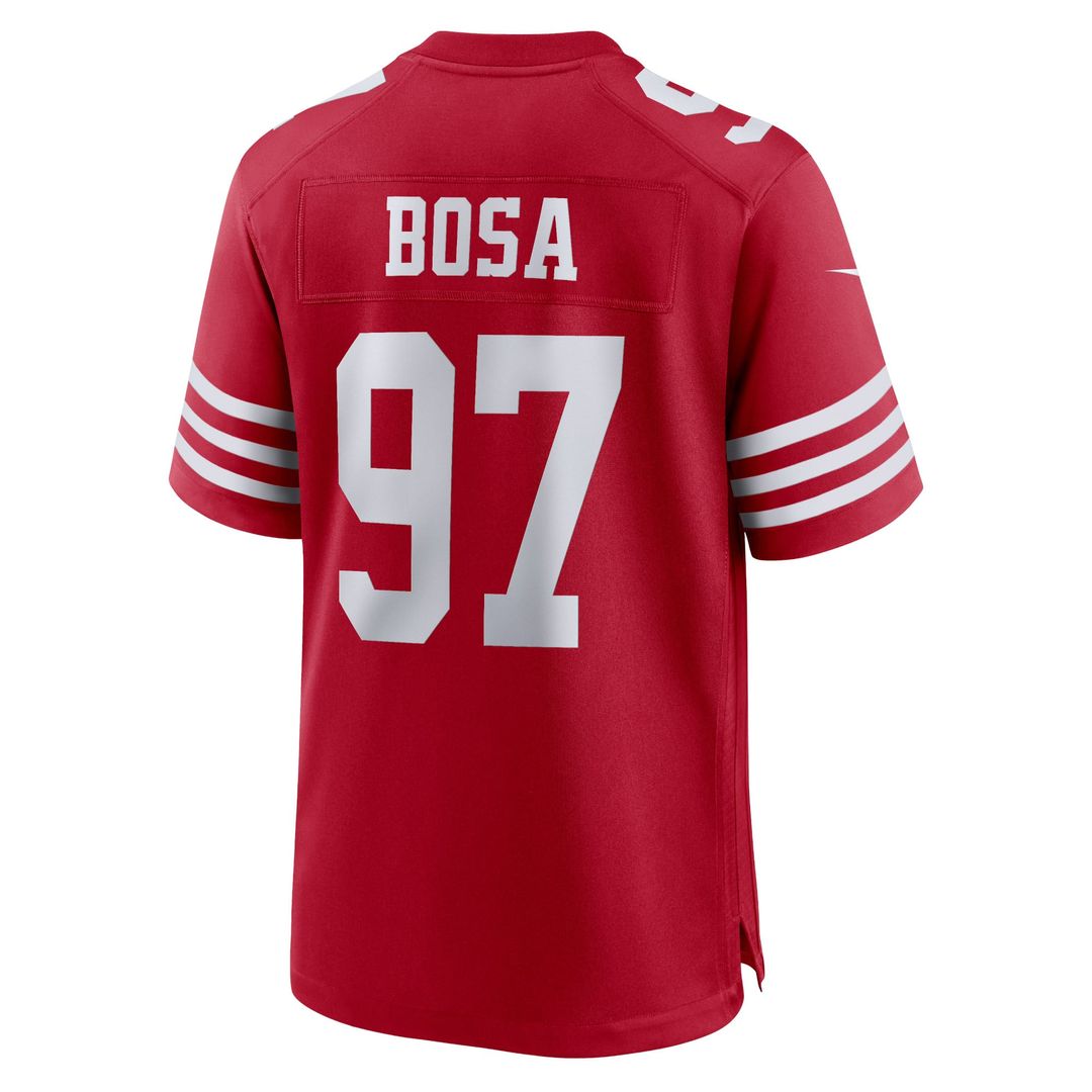 Nick Bosa San Francisco 49ers Scarlet Team Game Jersey