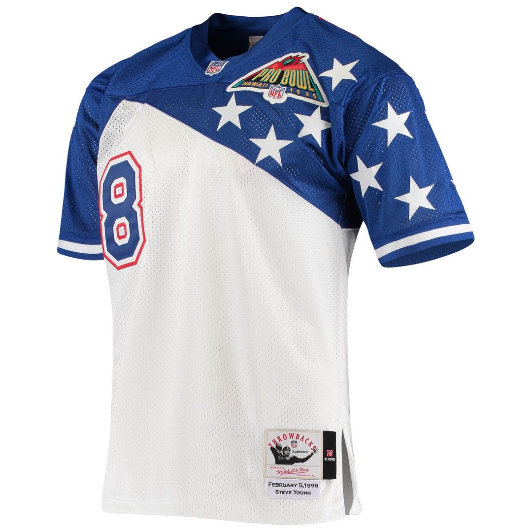NFC Steve Young White/Blue 1994 Pro Bowl Authentic Jersey