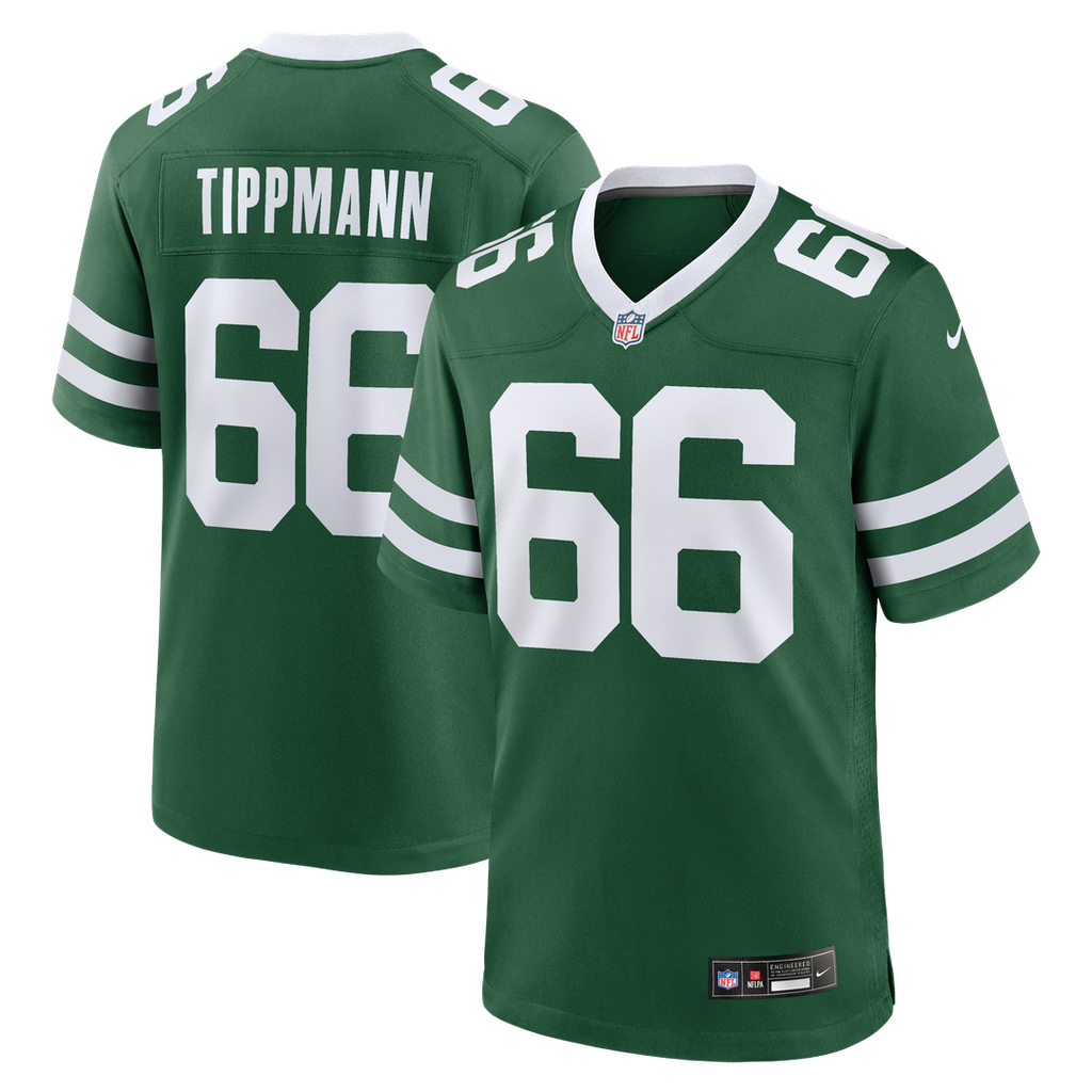 Joe Tippmann New York Jets Legacy Green Team Game Jersey