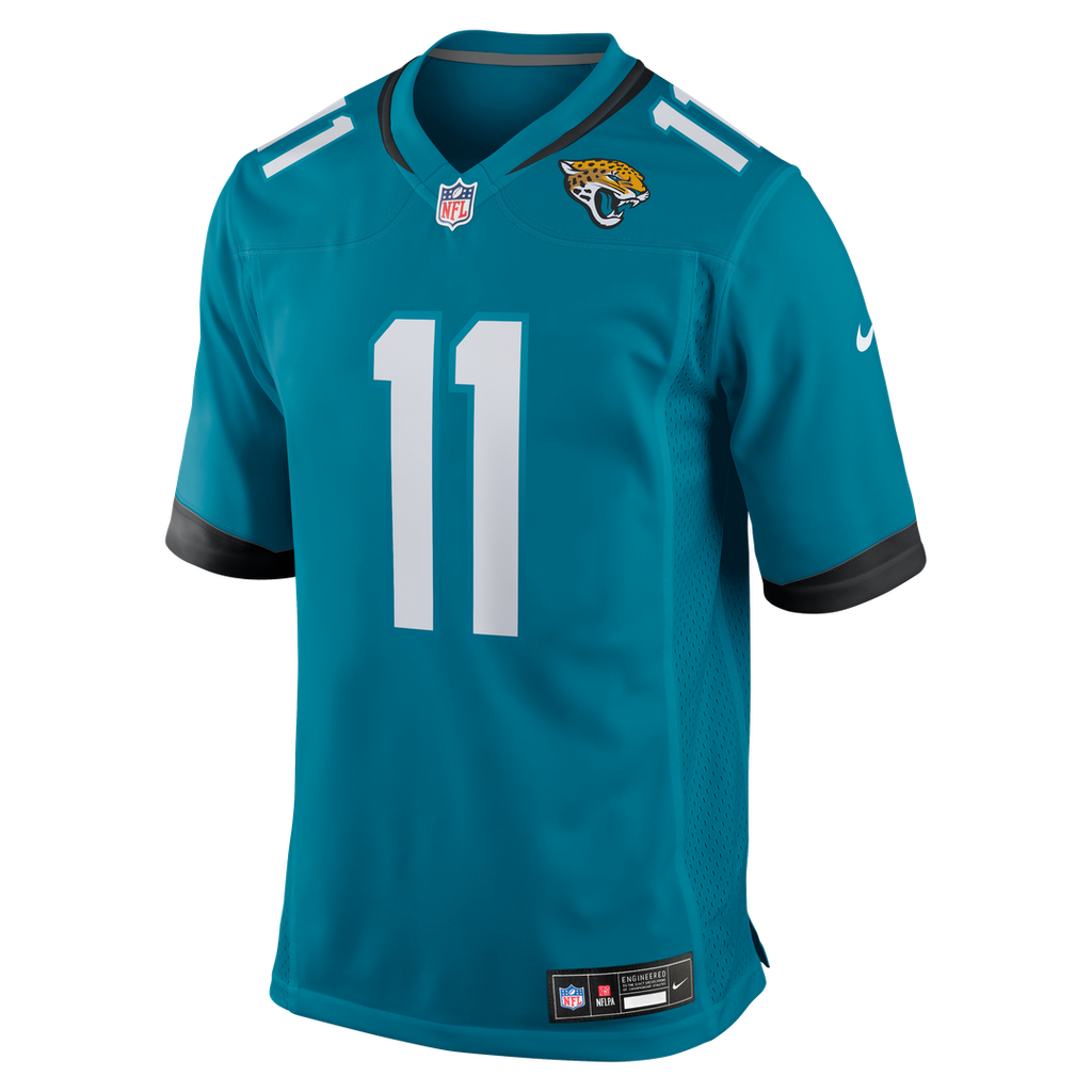 Parker Washington Jacksonville Jaguars Teal Team Game Jersey