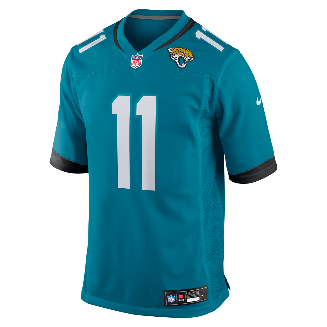 Parker Washington Jacksonville Jaguars Teal Team Game Jersey
